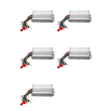 5X Contrôleur Sans Brosse de 48V 500W, Contrôleur de Moteur Sans Brosse de Vélo Électrique D'Alliage D'Aluminium pour le Scooter Électrique de