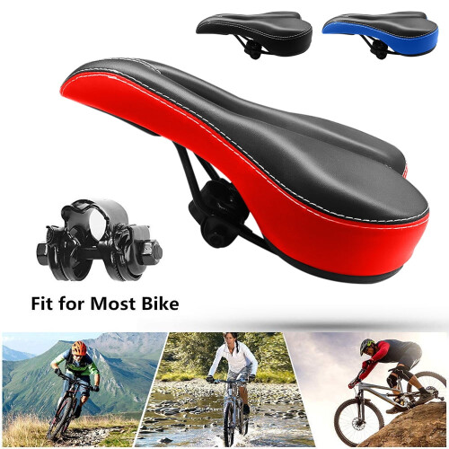 BASSTOP Comfort Bike Seat Soft Padded Universal Saddle