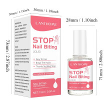 (1pc)LANTHOME Bitter Nail Polish for Kids, Stop Thumb Sucking & Nail Biting, Safe Non-Toxic, 15ml