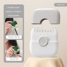 (white) Hair Trimmer And Comb Two In One Children's Hair Trimmer Special Hair Trimmer For Split Ends And Thinning Home Hair Clipper