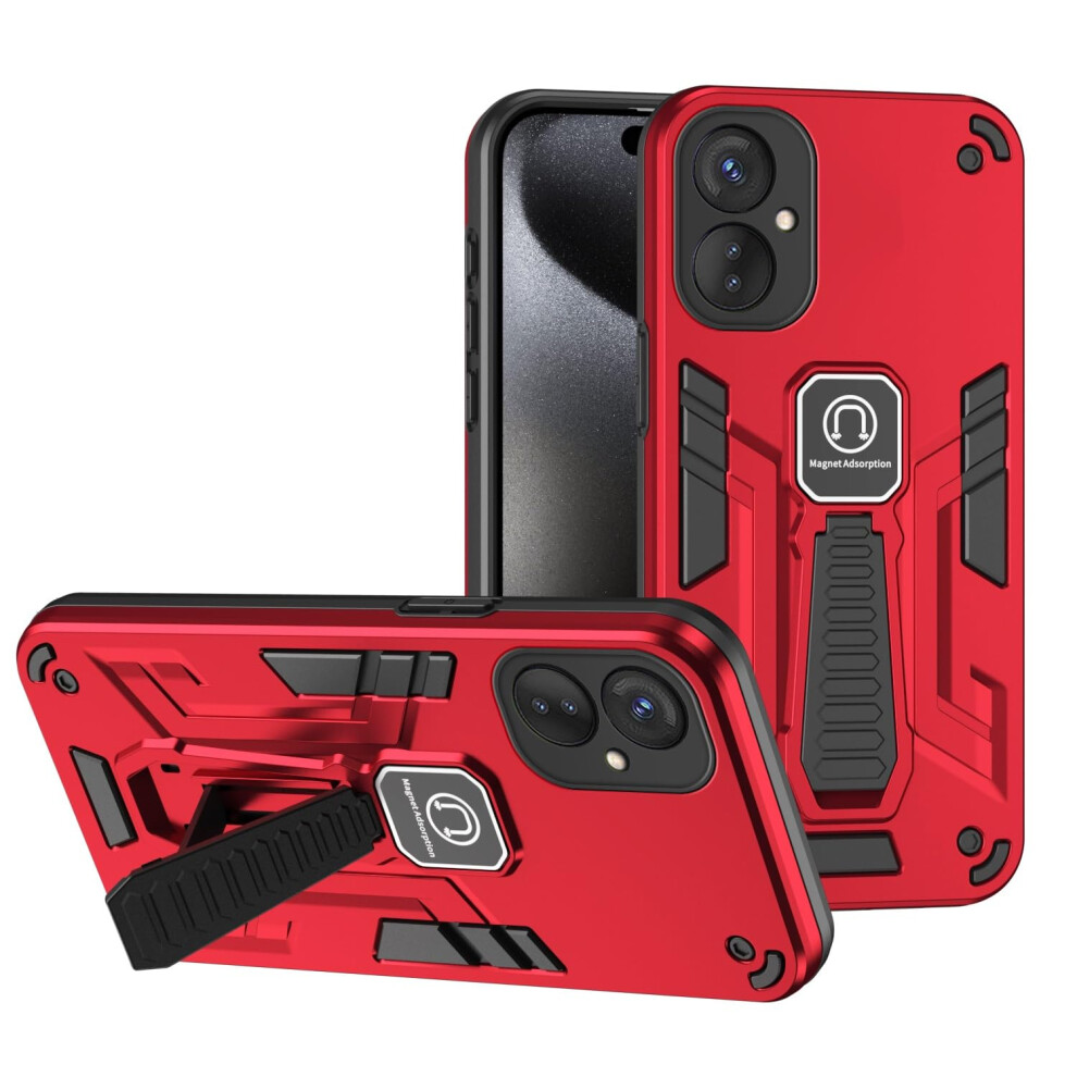 Case For Tecno Spark 9 Pro Military Grade Shockproof Cover With Builtin Kickstand And Magnetic Mount 9092120197044