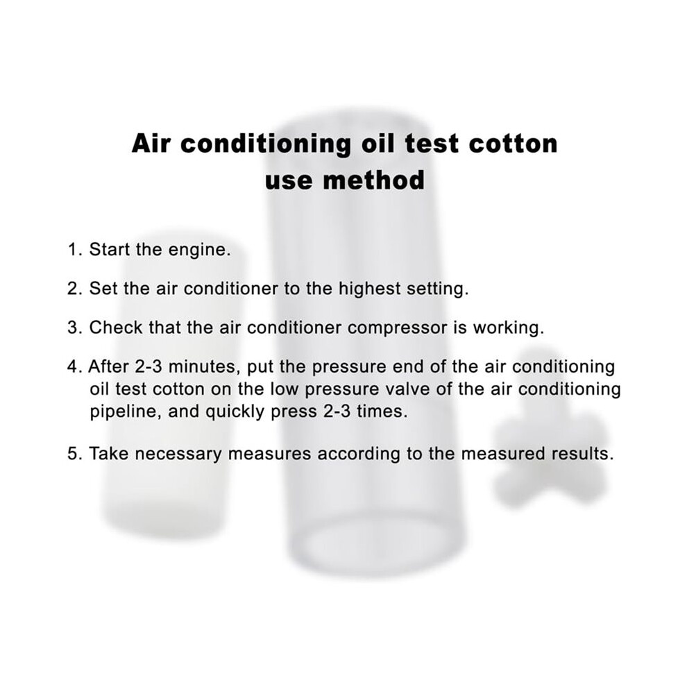 20Pcs Car Aircon Oil Checker Refrigerant Oil Analyzer Ac Oil Teste R134a Refrigeration Oil Level Checker 6031866485001