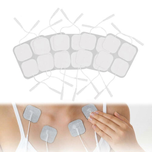 (4PCS)4/20pcs Replacement Electrode Pads Gel Body Massager Stickers Reusable