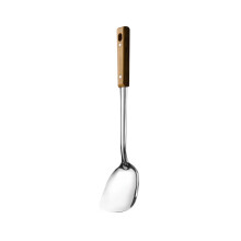 Chinese Spatula for Deep Frying, Stainless Steel Turner with Extra-Long Handle – Under $4 Price Drop! Compatible with Woks.