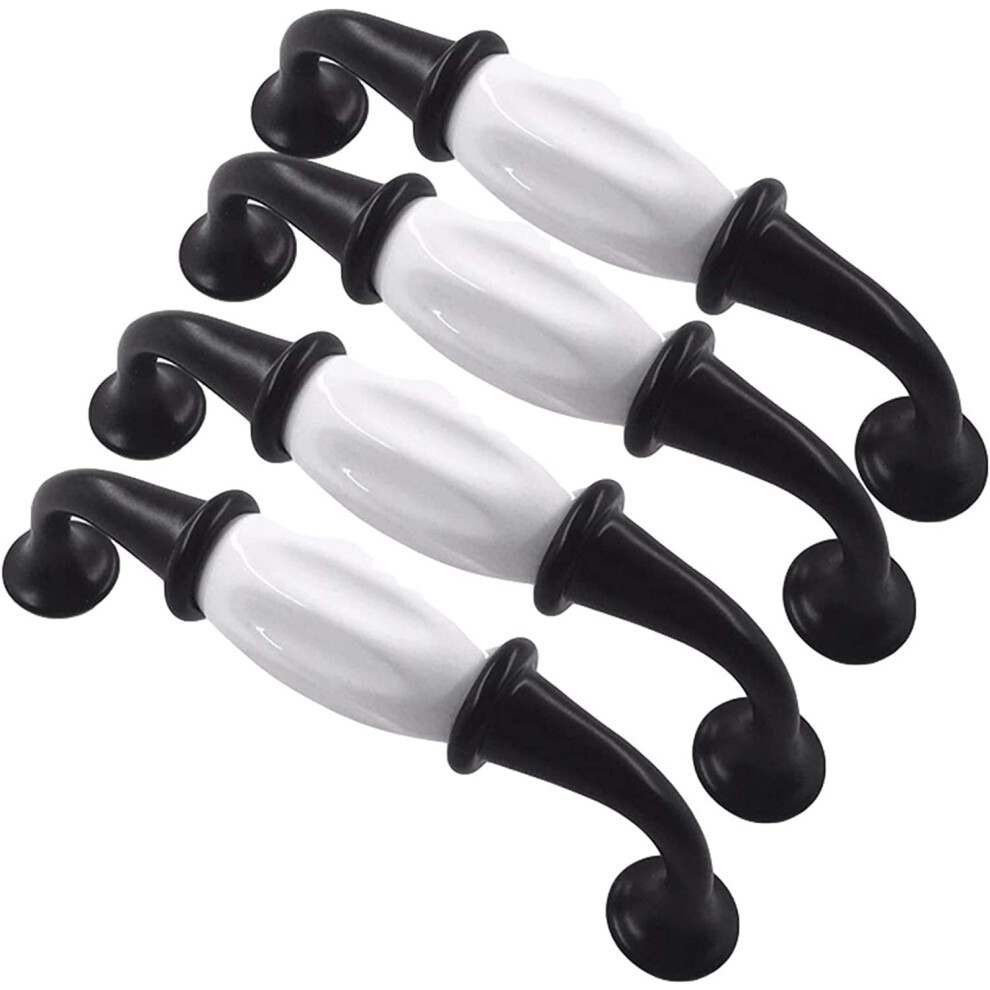 4 Pieces Vintage Chest Of Drawers Ceramics Kitchen Cabinet Hardware Handles Cupboard Handles New Chinese Antique Bedroom Cabinet Pulls 9365509208137