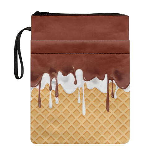 Book Protector with Zipper and Handle