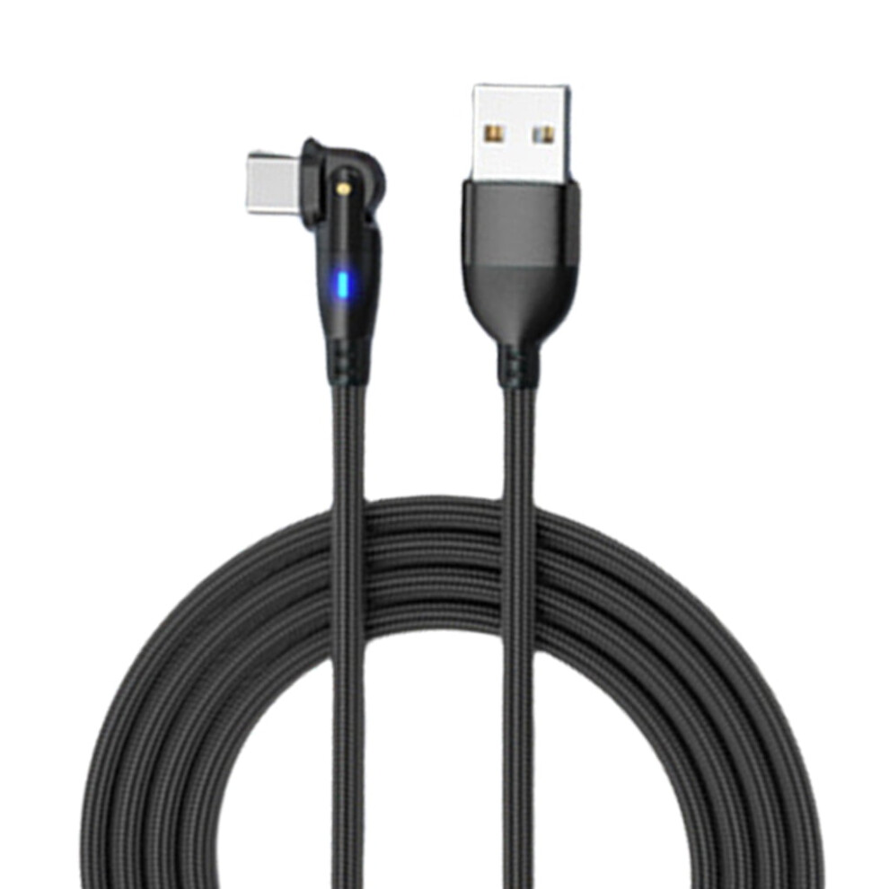 Usb To Type C Fast Charging Cable 180 Degree Rotate Data Cord For Smartphone 9028731262529
