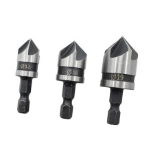 Pack Of 3 High Carbon Steel 90 Degree Countersink Drill Bits-1