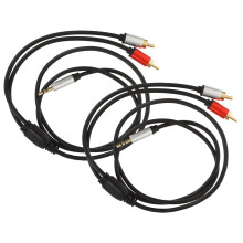 adaptadores de línea de audio, cable de audio para TV, conector de cable de 3,5 mm, cable de audio para altavoz, cable AUX.