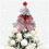 Red Christmas Bow Tree Topper Hat 1