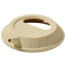 Pot Cover Reusable Silicone Pan Lid Camping Gear Leakproof Pot Lid with Spout Outdoor Cookware Accessories for Bowls Pot