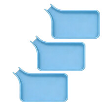 Plastic Parts Tray Small Organizer Container For Jewelry-Blue