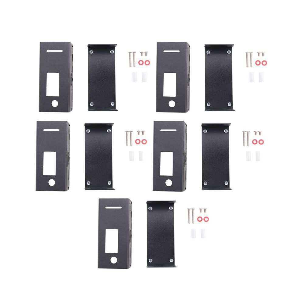 5X Aluminium Alloy Case For Mmdvm Hotspot Expansion Rainsun Board Radio Station Wifi Voice Modem Raspberry Pi W Black 6032391588243