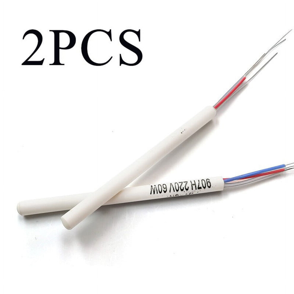 2Pcs 60W Constant Temperature Adjustable Electric Soldering Iron Ceramic Heater 9479868151109