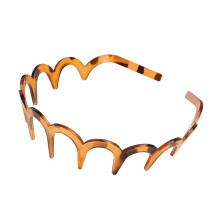 Xinwanna Women Headband Anti-slip Teeth Non-Fading Material Hairband Bright Color Bathing Headpiece Hair Accessory (Type A)