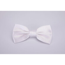 Solid Men's Bow Tie for Tuxedo or Suit1pcs,White