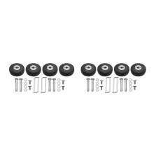 OD 50mm 8 Juegos de Maletas de Equipaje, Ruedas de Repuesto, Ejes, Herramienta de Reparación de Lujo