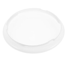 HOMEMAXS Ceiling Light Fixture Covers Replacement Plastic Lampshade White