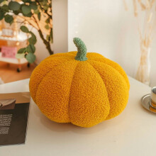 Pumpkin Pillows 3D Throw Cushion Plush Soft Sofa Pillows Stuffed Pumpkin Decoration for Fall Thanksgiving Winter Home Living Room
