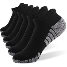 Chaussettes de compression pour femmes et hommes, lot de 6 paires, chaussettes basses en coton respirant Take A WalkTowel