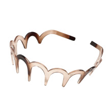 Xinwanna Women Headband Anti-slip Teeth Non-Fading Material Hairband Bright Color Bathing Headpiece Hair Accessory (Type C)
