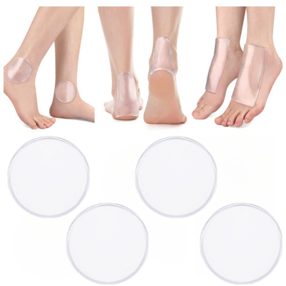 4Pcs Gel Ankle Pads (2.48") for Roller Skates, Ice/Hockey Skating, Inline, Hiking, Riding, Ski â Compatible with Boots
