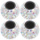 Crystal Tire Valve Caps Universal Fit 4 Pcs 1