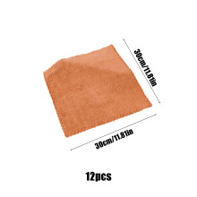 Casa, Jardim e Ferramentas > Utensílios de Cozinha > Jantar > Pacote com 12 Toalhas de Veludo Absorventes para Limpeza de Mãos e Mesas, Presente