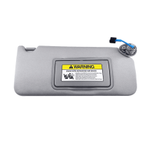 Right Passenger Side Sun Visor For Honda Accord 2008-2017 With Mirror, Replacement OEM 83280TA5A51ZA-Right-grey