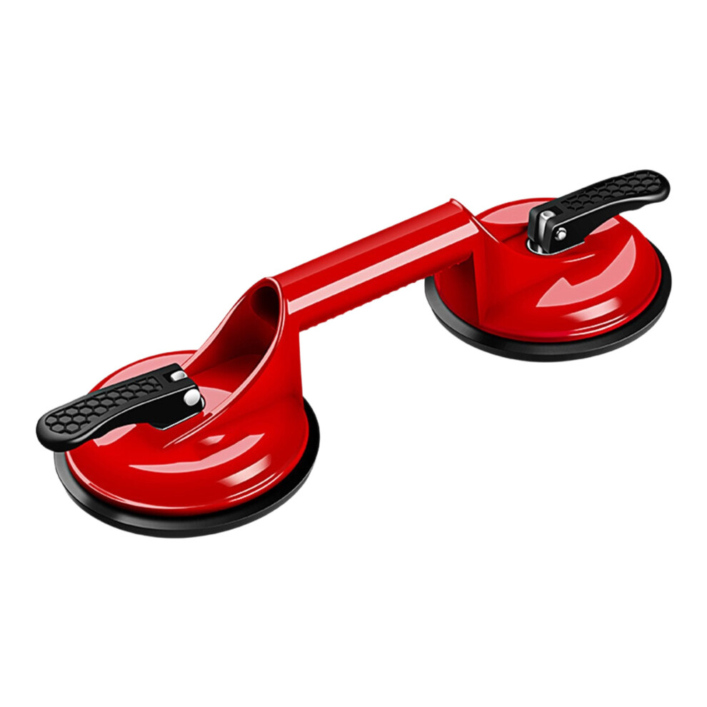 Heavy Duty Aluminum Alloy Suction Cup For-Red Double Claws 7754001778415