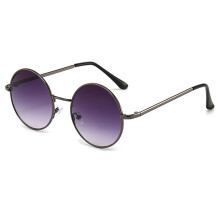 Xinwanna Retro Kleine Runde Sonnenbrille für Damen und Herren Polarisierte Kreissonnenbrille UV385-Schutz für Strandurlaub (Typ E)
