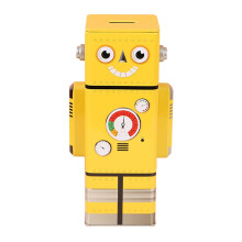 Robot Piggy Bank for Kids Electronic Coin Bank Sound Light