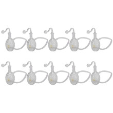 10X Glass Bottle,Glass Bottle Bubbler Oil Lamp Burners