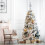 Silver Plastic Christmas Tree Topper, Spherical 1