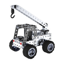 Kreatives DIY-Konstruktionsauto, Metall-Bausatz, LKW-Spielzeug für Kinder ab 5 Jahren, Geschenk zu Weihnachten oder zum Geburtstag