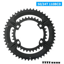 Asymmetric Road Chainring for R7000 R8000 FC-R9100 50-34T