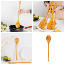 Extra Long 165 Inch Wooden Cooking Spoon Kitchen Utensil for Stirring Serving and Mixing Large Pots