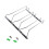 Contemporary Hanging Glass Holder Rusts Resistant Rack For-3 1