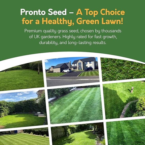 Fast Growing, (1.4kg) Pronto Seed Premium Grass Seed 1