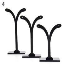 3Pcs Crotch Earring Ear Studs Jewelry Rack Display Stand Storage Hanger Holder Bean Sprout