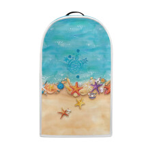 Foldable Protective Case with Blue Ocean & Multifunctional 15.94"H x 9.45"L x 7.28"W
