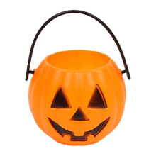 Halloween-oranssi kurpitsa-minipyöreä lyhtysarja – Liitettävä sisä-/ulkolyhtykoriste, yhteensopiva vakiopistorasioiden kanssa