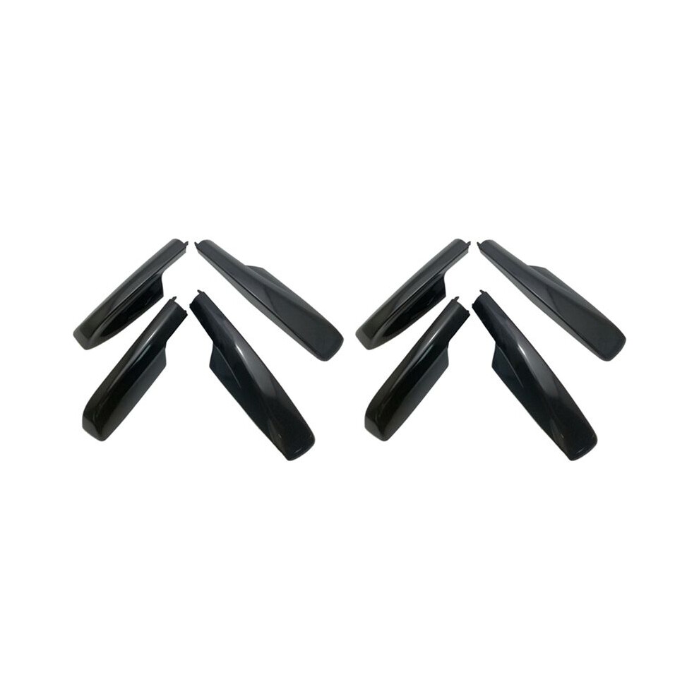 8Pcs Roof Rack Cover Rail End Shell For Highlander Xu20 2001-2007 Black 6033949671653
