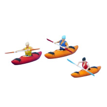 3x1/64 skala kajakfigur model sandbord model legetøj til fotografering rekvisitter