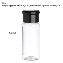 60Pcs Spice Jar Containers Salt Pepper Seasoning Jar Perfect with Sifter Lid Caps for Storing Spice Herbs and Powders