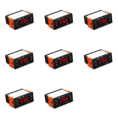 8X ETC-961 Thermostat Temperature Controller Humidity Control Thermometer Hygrometer Refrigeration Alarm 220V NTC Sensor 1