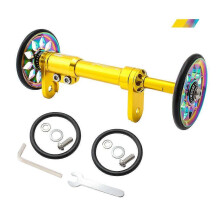 (Golden Rod Color Wheel) KINCJON Ultralight Rear Load Rack Rod Aluminum Alloy Extension Telescopic Bar New Hot