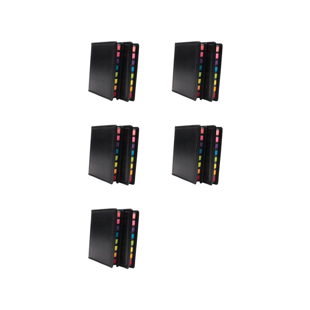 10Pcs Sticky Notes Tabs For Page Markers, Memo Pad With Calendar And Leather Cover, Desk Note Pad 6032651106279