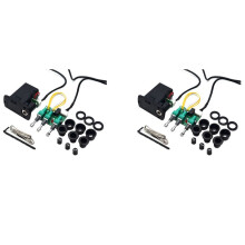 2X 3 Bandas Acústico Clássico Guitarra Equalizador Guitarra EQ Pré-Amplificador Conciso Bass Tone Volume Ajustável Captador Violao