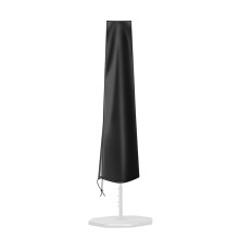 Ombrellone parasole Kingfansion per sedia da campeggio, protezione UV, telo parasole da patio da 2,7-3,6 metri con cerniera, nero